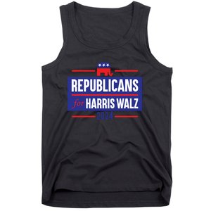 Republicans For Harris Walz Kamala Harris For President 2024 Tank Top