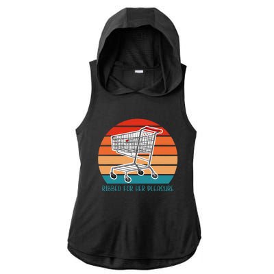 Ribbed For Her Pleasure Retro Ladies PosiCharge Tri-Blend Wicking Draft Hoodie Tank