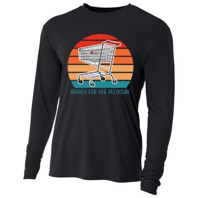 Ribbed For Her Pleasure Retro Cooling Performance Long Sleeve Crew