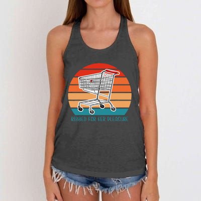 Ribbed For Her Pleasure Retro Women's Knotted Racerback Tank