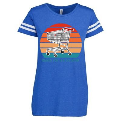 Ribbed For Her Pleasure Retro Enza Ladies Jersey Football T-Shirt