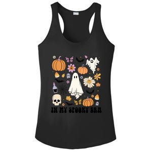 Retro Fall Halloween In My Spooky Era Cute Ghost Pumpkin Cute Gift Ladies PosiCharge Competitor Racerback Tank