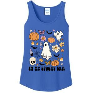 Retro Fall Halloween In My Spooky Era Cute Ghost Pumpkin Cute Gift Ladies Essential Tank