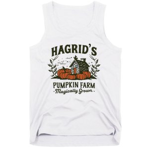 Retro Fall HagridS Pumpkin Farm Patch Autumn Pumpkin Garden Tank Top