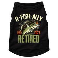 Retirement Fishing Hooked on Being O.fishally Retired Doggie Tank