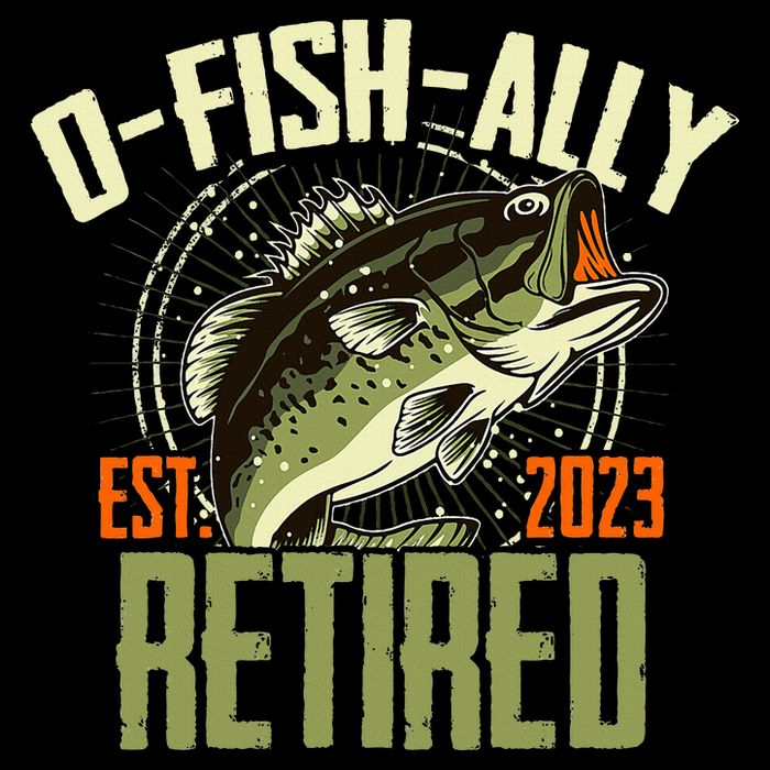 Retirement Fishing Hooked on Being O.fishally Retired Zip Tote Bag