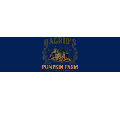 Retro Fall HagridS Pumpkin Farm Patch Autumn Pumpkin Garden Bumper Sticker