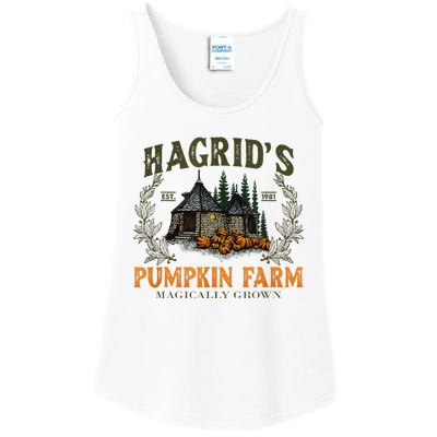 Retro Fall HagridS Pumpkin Farm Patch Autumn Pumpkin Garden Ladies Essential Tank