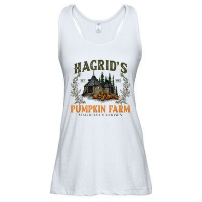 Retro Fall HagridS Pumpkin Farm Patch Autumn Pumpkin Garden Ladies Essential Flowy Tank