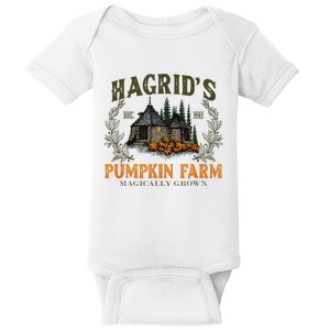 Retro Fall HagridS Pumpkin Farm Patch Autumn Pumpkin Garden Baby Bodysuit