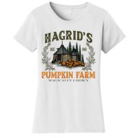 Retro Fall HagridS Pumpkin Farm Patch Autumn Pumpkin Garden Women's T-Shirt