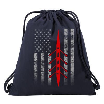 Rowing Flag Hoodie - Rowing Boat Flag Hooded Drawstring Bag