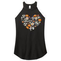 Radiology Fall Heart Xray Tech Autumn Pumpkin Thanksgiving Women's Perfect Tri Rocker Tank