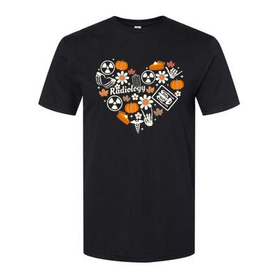 Radiology Fall Heart Xray Tech Autumn Pumpkin Thanksgiving Softstyle CVC T-Shirt