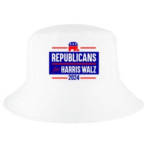 Republicans For Harris Walz Kamala Harris For President 2024 Cool Comfort Performance Bucket Hat