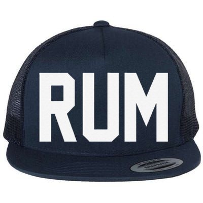 Rum For Halloween Couples Costume Rum And Cola Flat Bill Trucker Hat