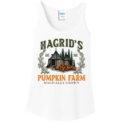 Retro Fall HagridS Pumpkin Farm Patch Autumn Pumpkin Garden Ladies Essential Tank