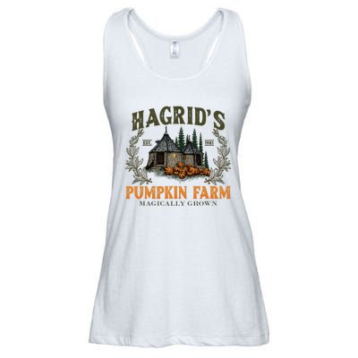 Retro Fall HagridS Pumpkin Farm Patch Autumn Pumpkin Garden Ladies Essential Flowy Tank