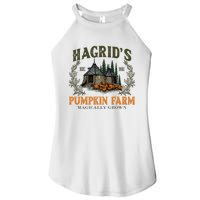 Retro Fall HagridS Pumpkin Farm Patch Autumn Pumpkin Garden Women's Perfect Tri Rocker Tank