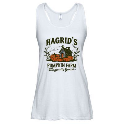 Retro Fall HagridS Pumpkin Farm Patch Autumn Pumpkin Garden Ladies Essential Flowy Tank