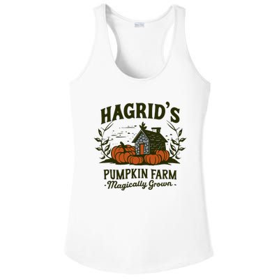 Retro Fall HagridS Pumpkin Farm Patch Autumn Pumpkin Garden Ladies PosiCharge Competitor Racerback Tank