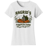 Retro Fall HagridS Pumpkin Farm Patch Autumn Pumpkin Garden Women's T-Shirt