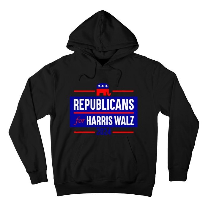 Republicans For Harris Walz Kamala Harris For President 2024 Hoodie