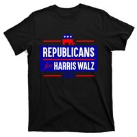 Republicans For Harris Walz Kamala Harris For President 2024 T-Shirt