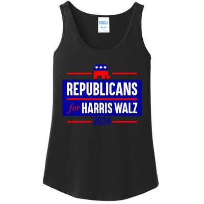 Republicans For Harris Walz Kamala Harris For President 2024 Ladies Essential Tank