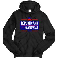 Republicans For Harris Walz Kamala Harris For President 2024 Tie Dye Hoodie