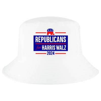 Republicans For Harris Walz Kamala Harris For President 2024 Cool Comfort Performance Bucket Hat