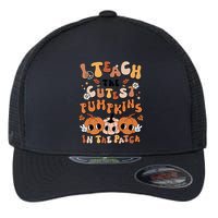 Retro Fall Halloween I Teach The Cutest Pumpkin In The Patch Gift Flexfit Unipanel Trucker Cap