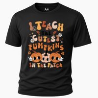 Retro Fall Halloween I Teach The Cutest Pumpkin In The Patch Gift Performance Shirt