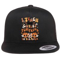 Retro Fall Halloween I Teach The Cutest Pumpkin In The Patch Gift Flatbill Hat