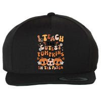 Retro Fall Halloween I Teach The Cutest Pumpkin In The Patch Gift Wool Snapback Cap