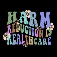 Retro Flower Harm Reduction Healthcare Overdose Awareness Cooling Performance Crew T-Shirt