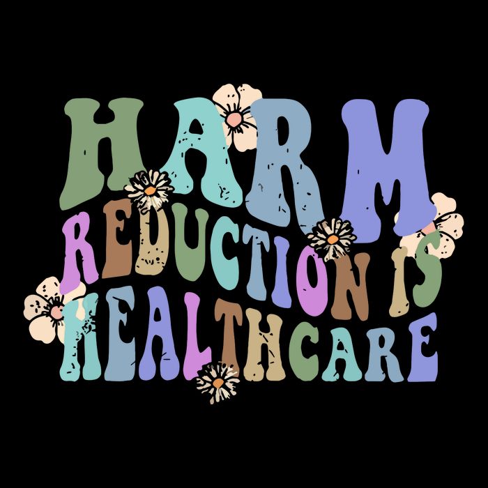 Retro Flower Harm Reduction Healthcare Overdose Awareness Cooling Performance Crew T-Shirt