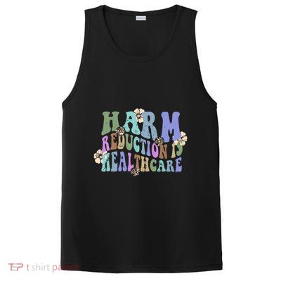Retro Flower Harm Reduction Healthcare Overdose Awareness PosiCharge Competitor Tank