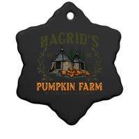 Retro Fall HagridS Pumpkin Farm Patch Autumn Pumpkin Garden Gift Ceramic Star Ornament