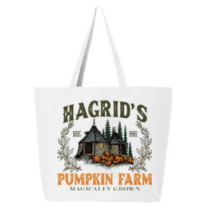 Retro Fall HagridS Pumpkin Farm Patch Autumn Pumpkin Garden Gift 25L Jumbo Tote