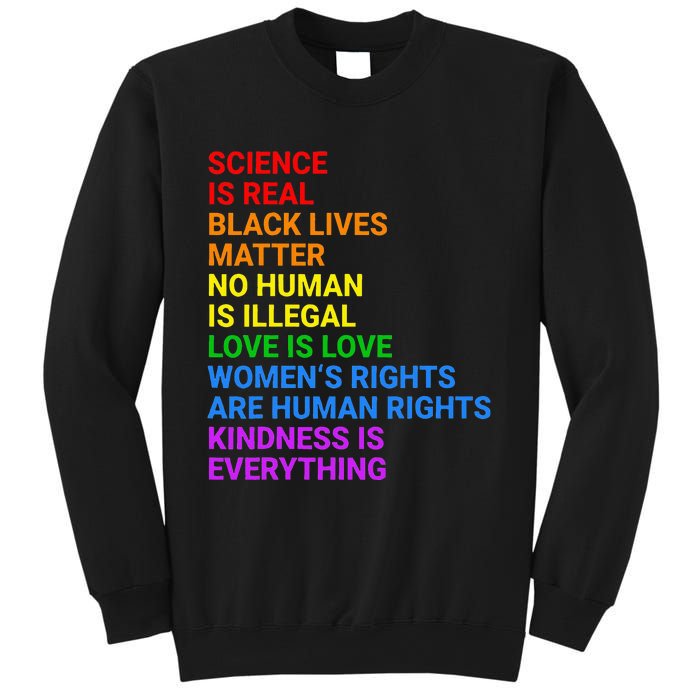 Rainbow Flag Human Rights Wo & Gay Rights LGBTQ+ Pride Sweatshirt