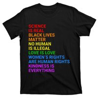 Rainbow Flag Human Rights Wo & Gay Rights LGBTQ+ Pride T-Shirt