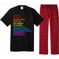 Rainbow Flag Human Rights Wo & Gay Rights LGBTQ+ Pride Pajama Set