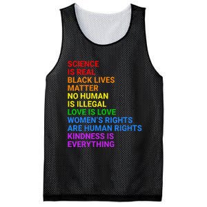 Rainbow Flag Human Rights Wo & Gay Rights LGBTQ+ Pride Mesh Reversible Basketball Jersey Tank