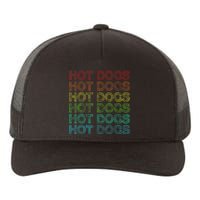 Retro Funny Hot Dog Vintage Food Theme Party Yupoong Adult 5-Panel Trucker Hat