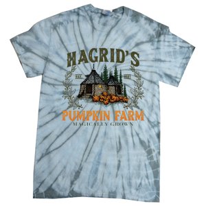 Retro Fall HagridS Pumpkin Farm Patch Autumn Pumpkin Garden Tie-Dye T-Shirt