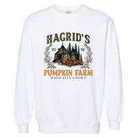 Retro Fall HagridS Pumpkin Farm Patch Autumn Pumpkin Garden Garment-Dyed Sweatshirt