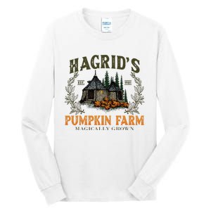 Retro Fall HagridS Pumpkin Farm Patch Autumn Pumpkin Garden Tall Long Sleeve T-Shirt