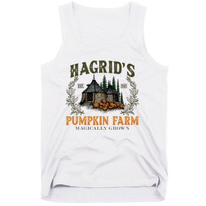 Retro Fall HagridS Pumpkin Farm Patch Autumn Pumpkin Garden Tank Top