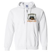 Retro Fall HagridS Pumpkin Farm Patch Autumn Pumpkin Garden Full Zip Hoodie